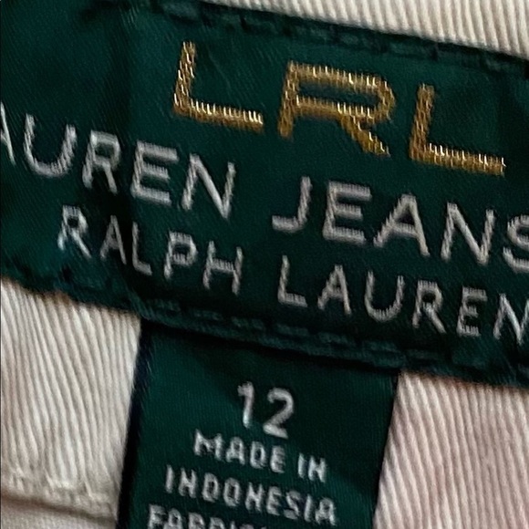 RL Lauren Jeans Co Khaki Shorts 8” Inseam Size 12 NWT Retail $60 - Picture 6 of 7
